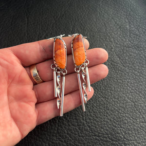 Dangle Earrings w/ Spiny Oyster