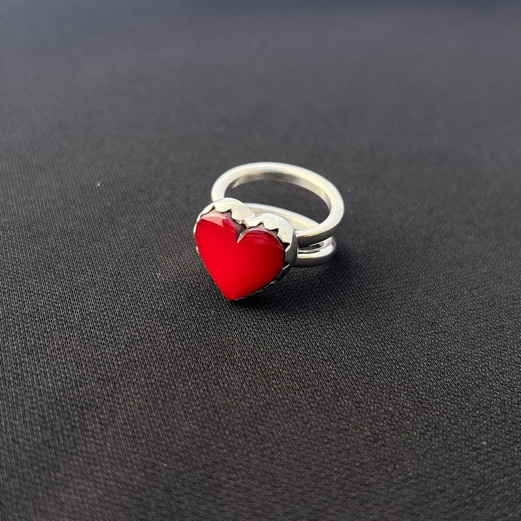 Rosarita Heart Ring #5.75