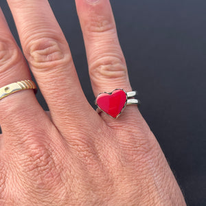Rosarita Heart Ring #6.75