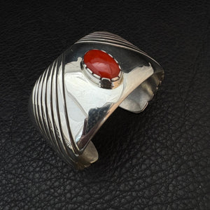 M/L Cuff with Mediterranean Coral