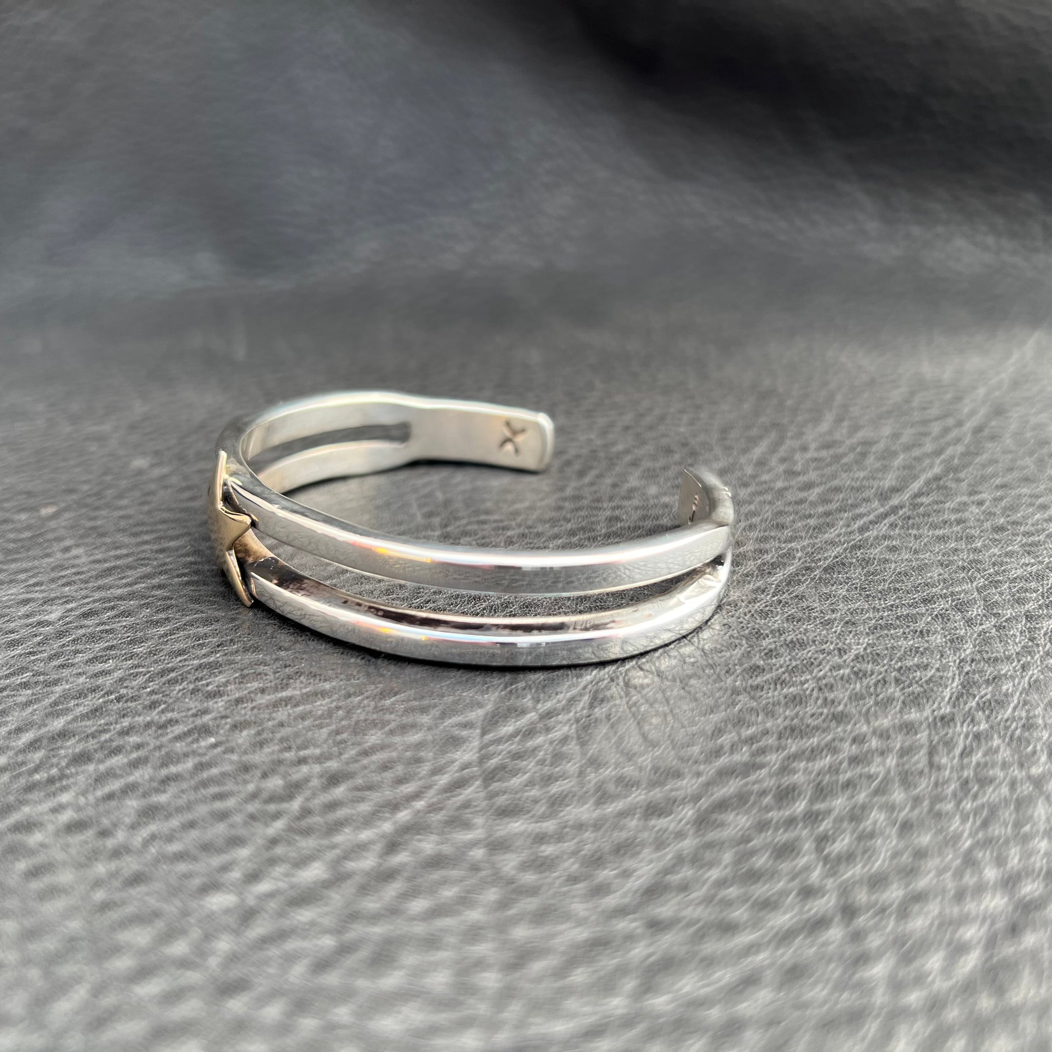 L Split Bracelet w/Gold Star