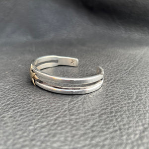 L Split Bracelet w/Gold Star