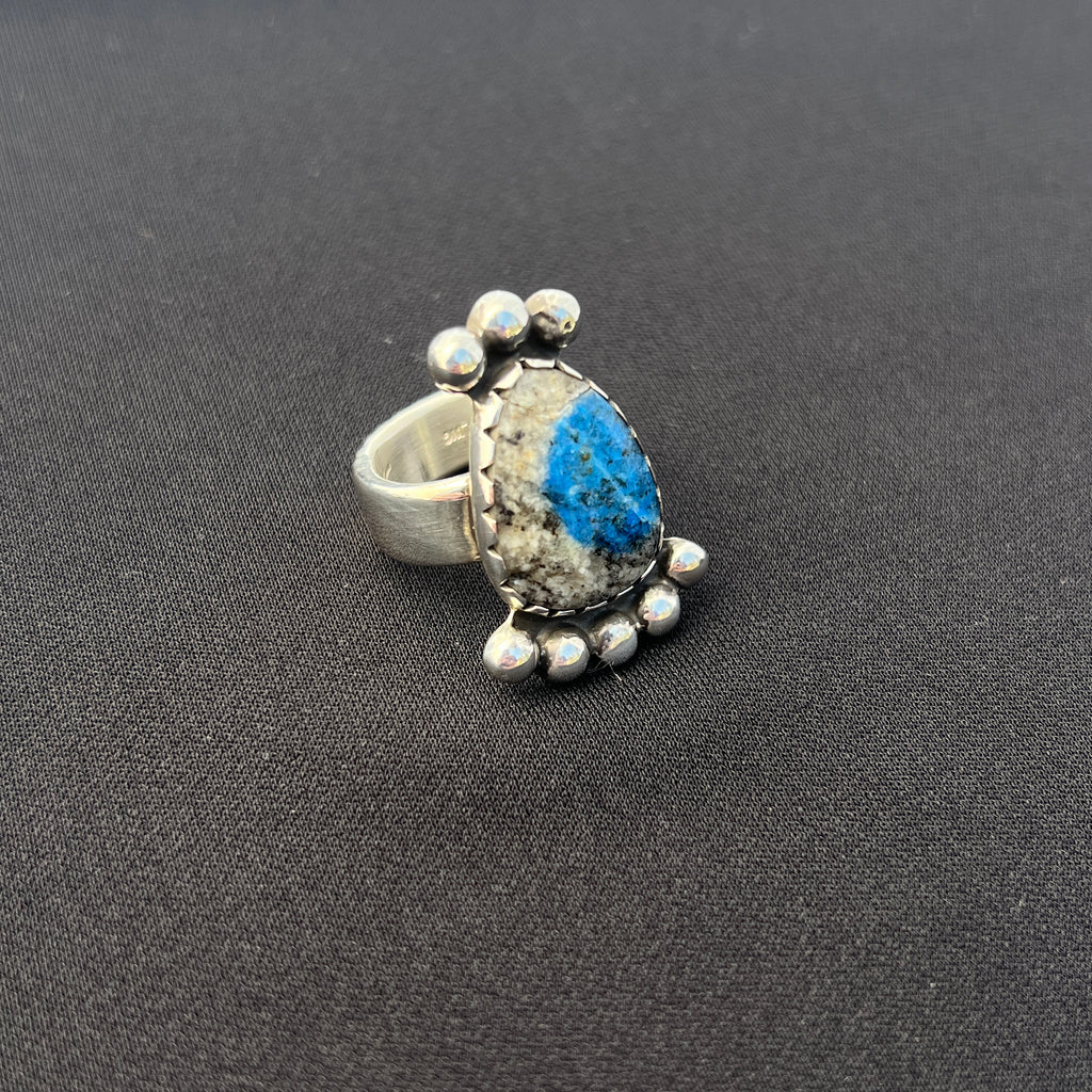 Blue Granite Ring #6.75