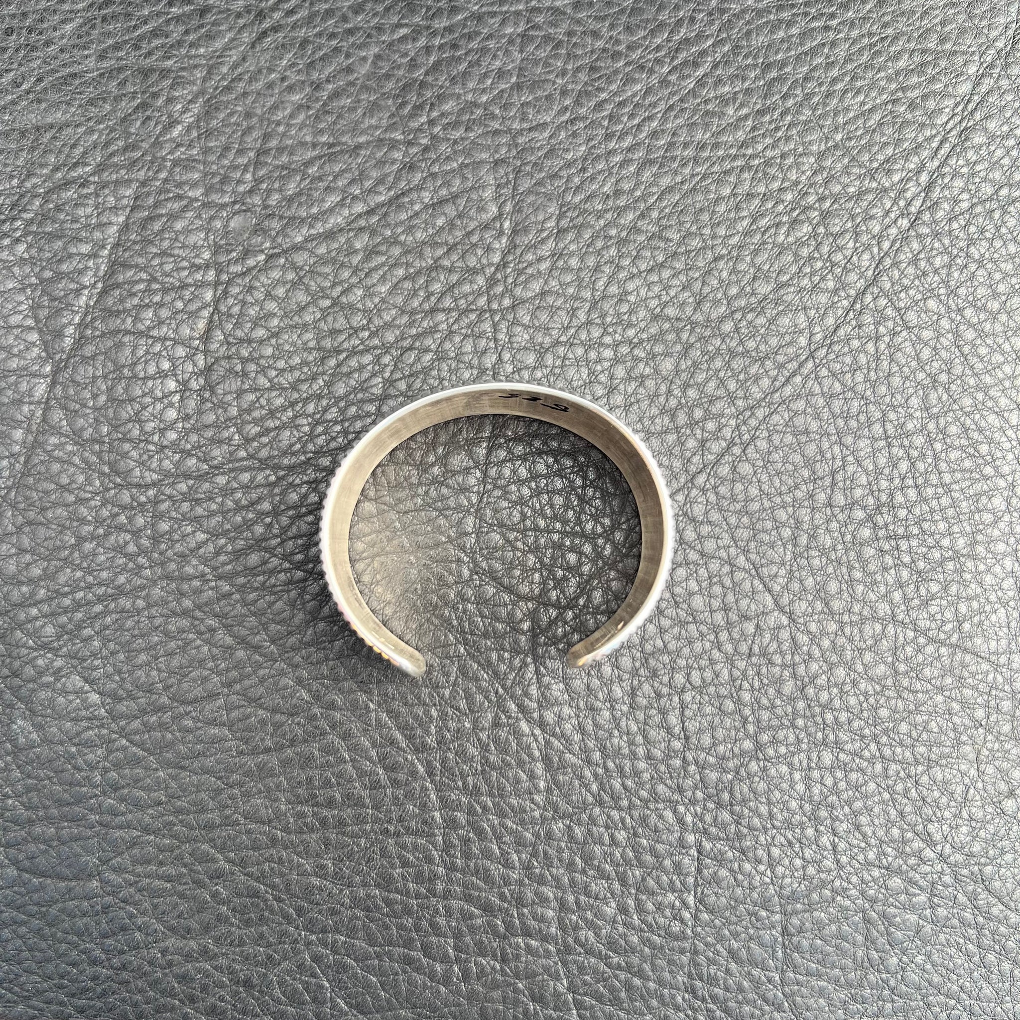 L Diamond Stamped Cuff