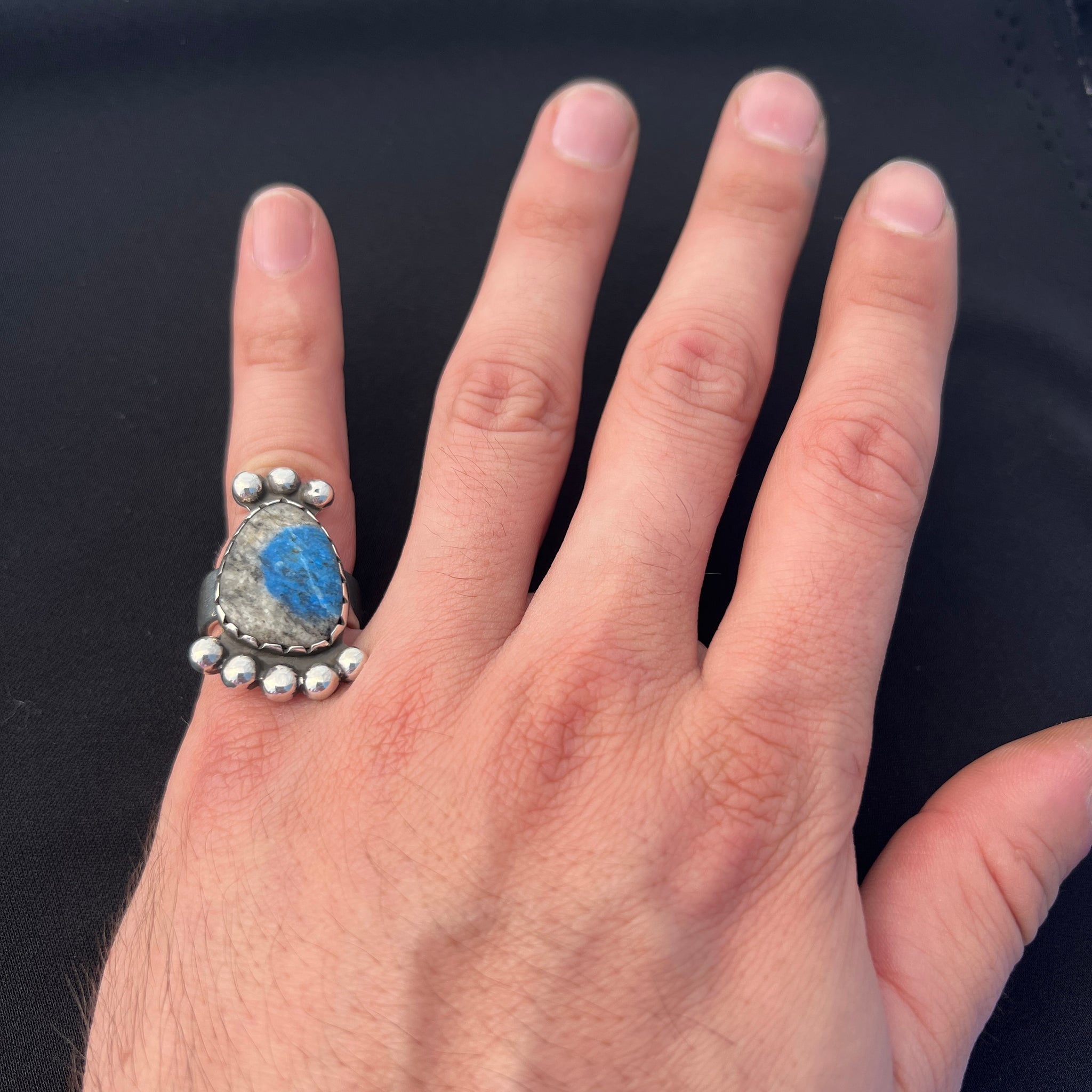 Blue Granite Ring #6.75