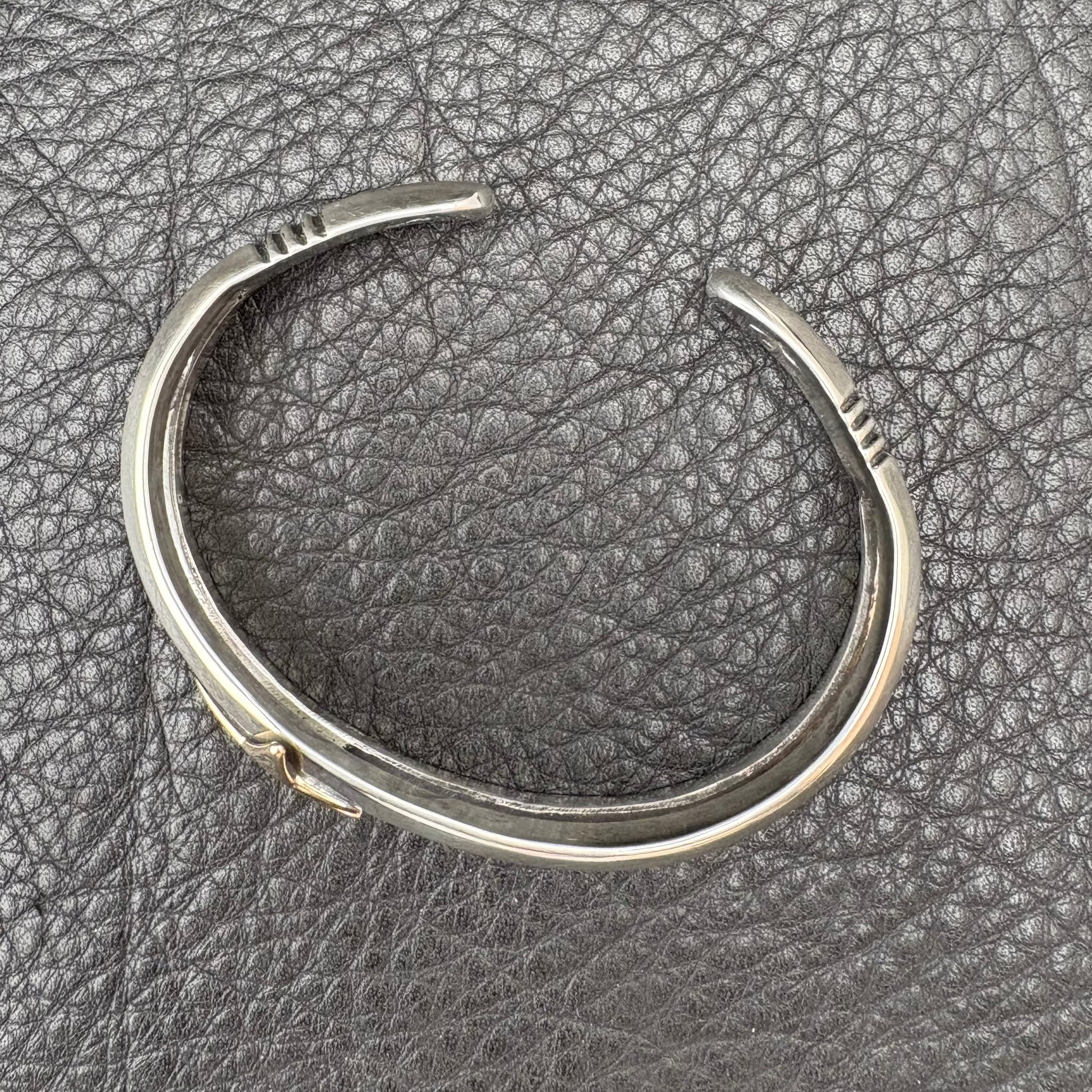 M Split Bracelet w/Gold Star