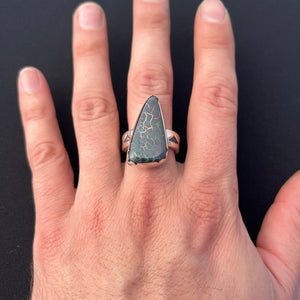 Petrified Opal Ring #9.5