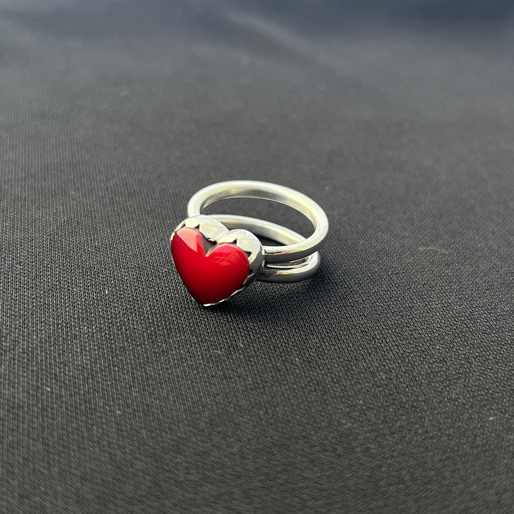Rosarita Heart Ring #8