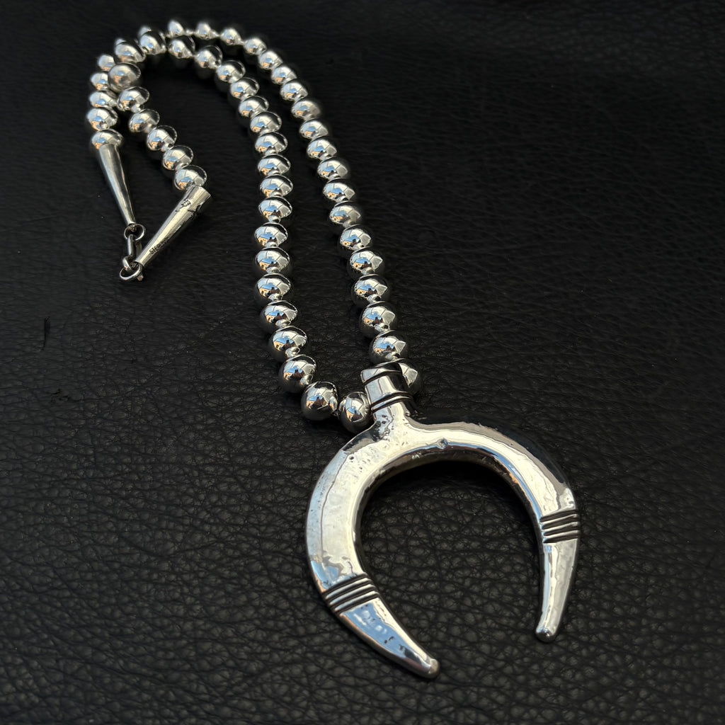 24” Bead Necklace with Naja