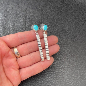Lined Earrings w/ Sleeping Beauty TQ