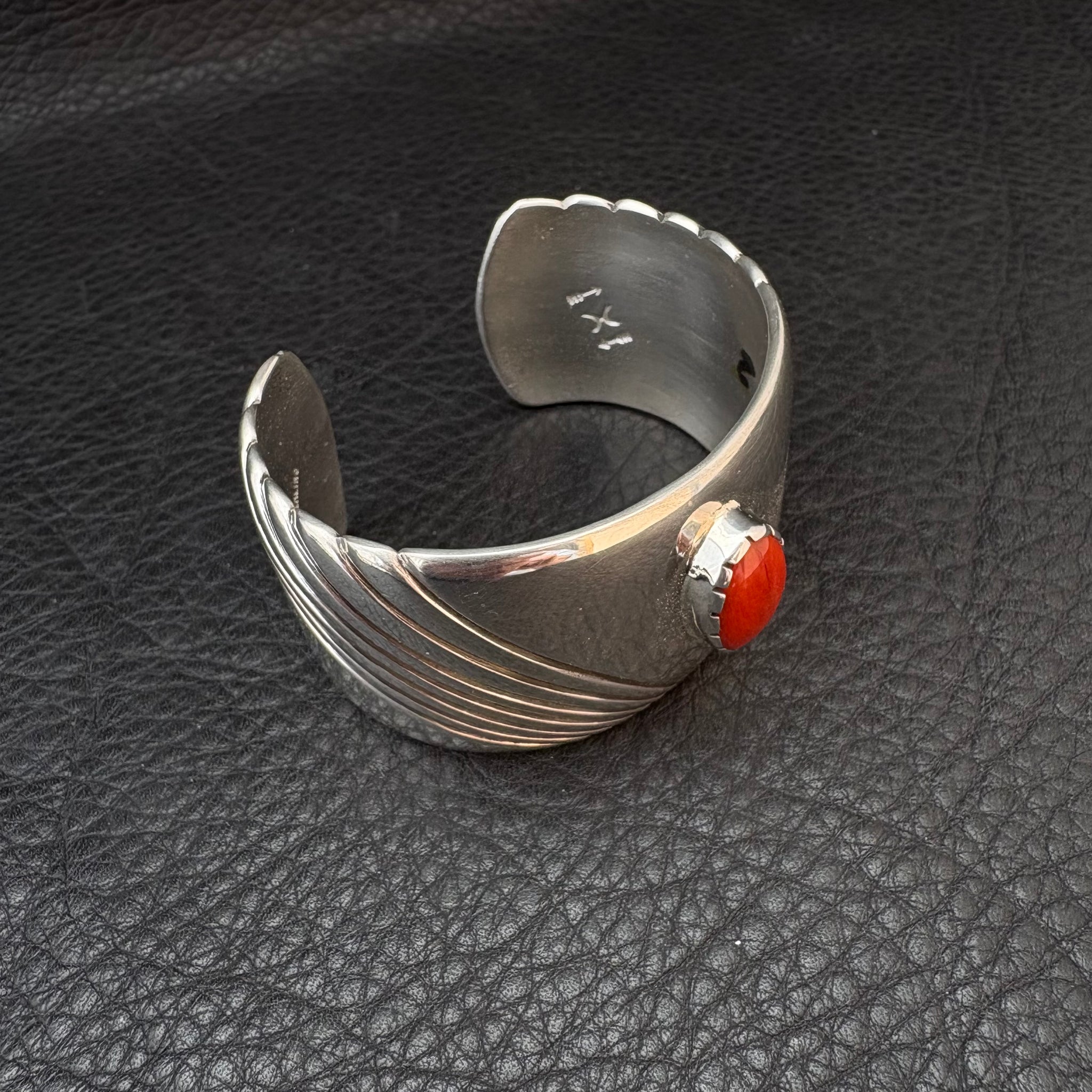 M/L Cuff with Mediterranean Coral