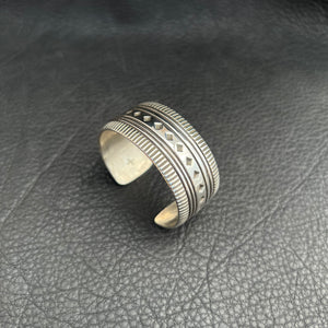 L Diamond Stamped Cuff