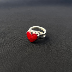 Rosarita Heart Ring #3.75