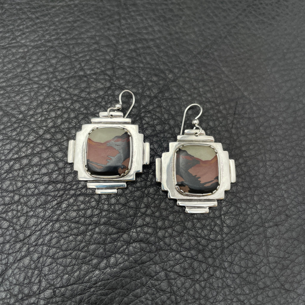 Indian Paint Stone Earrings